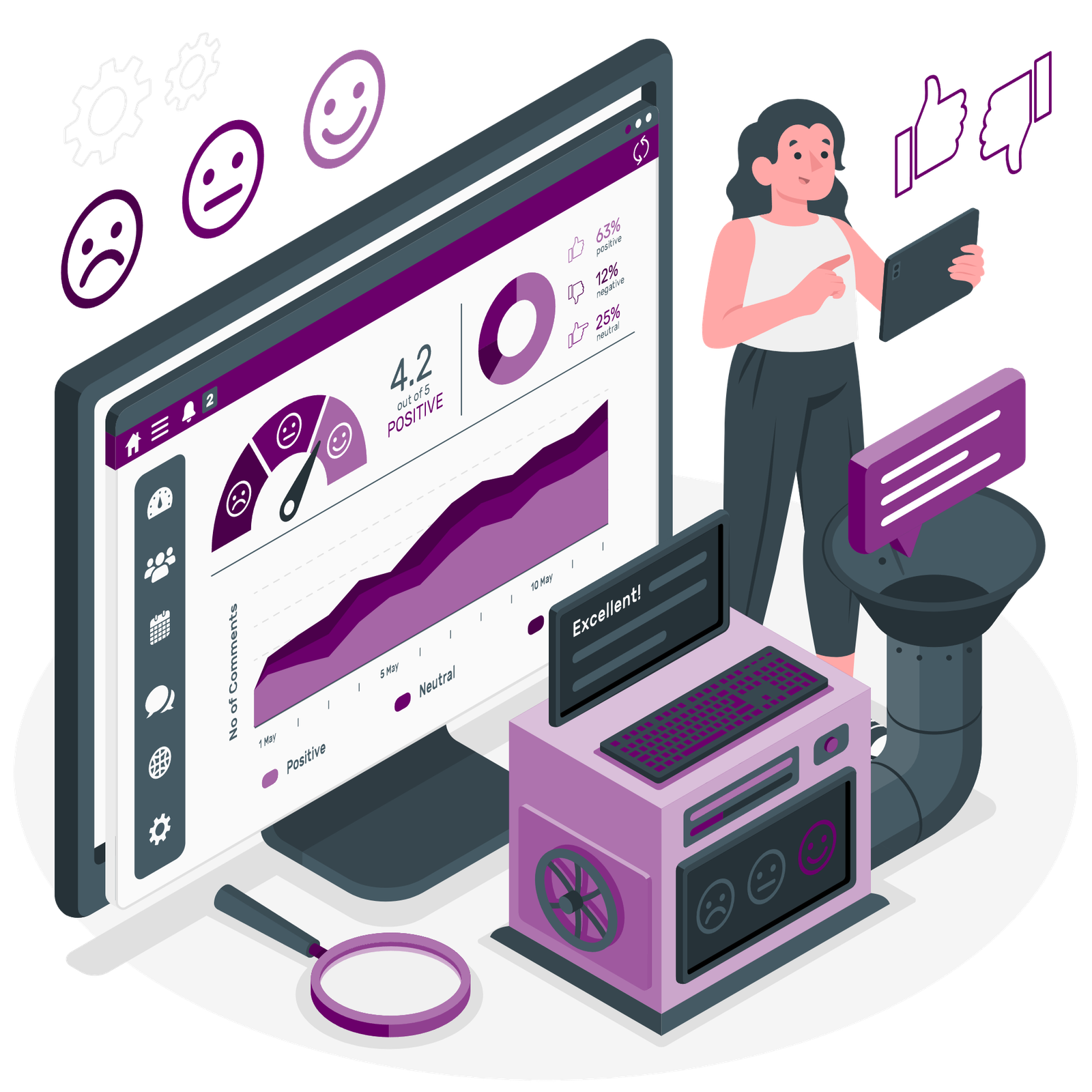 Monitoring illustration