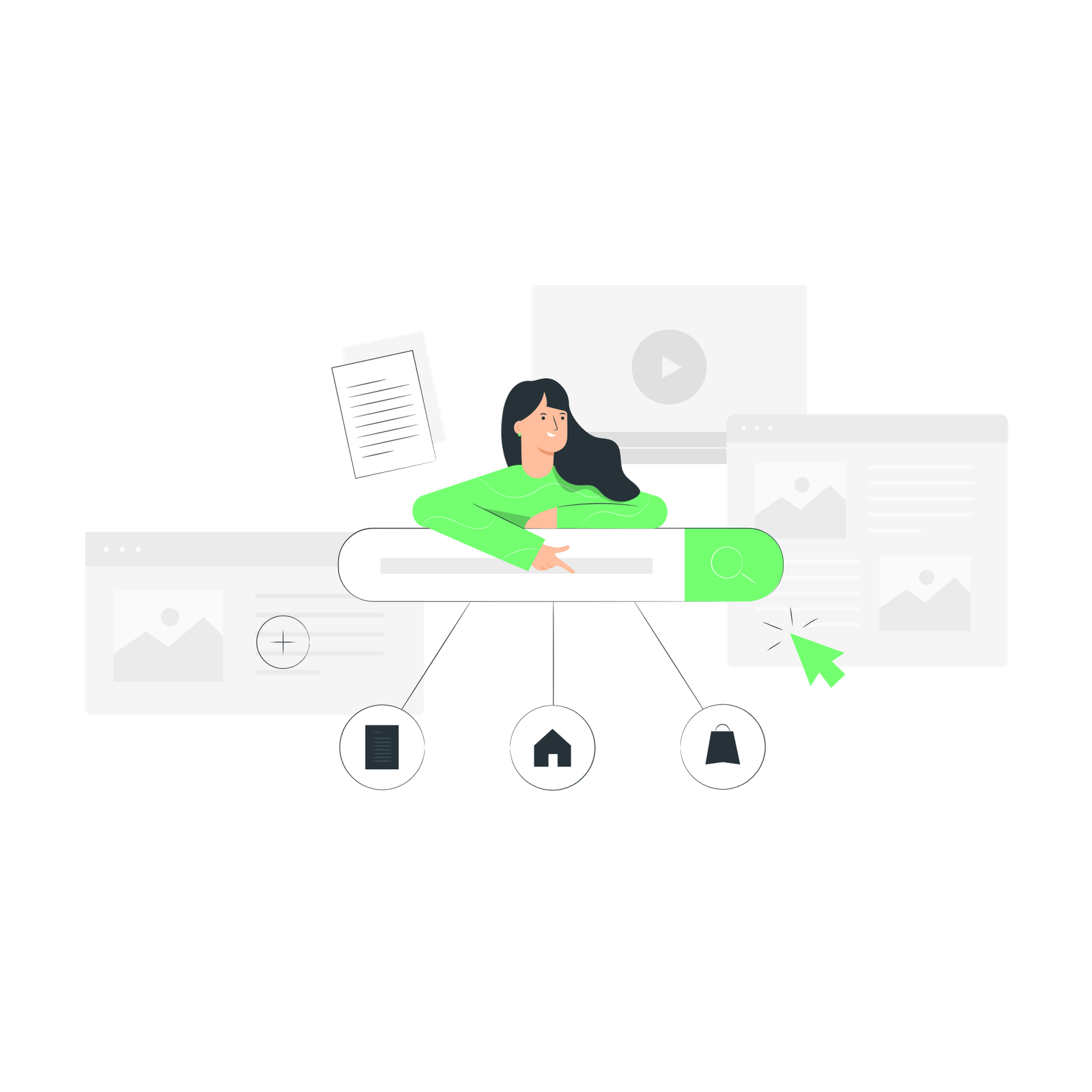 Content illustration