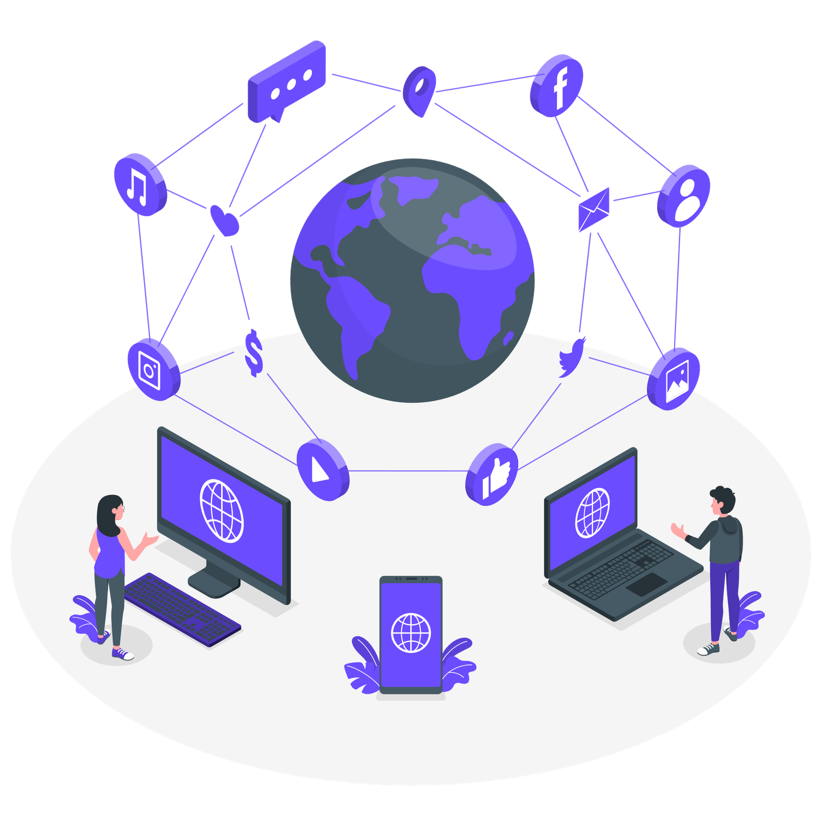 Monitoring illustration